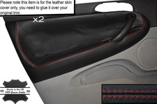 2x PUNTO ROSSO PORTA ANTERIORE SCHEDA RIVESTIMENTO SKIN COVER ADATTA ALFA ROMEO 147 5 PORTE