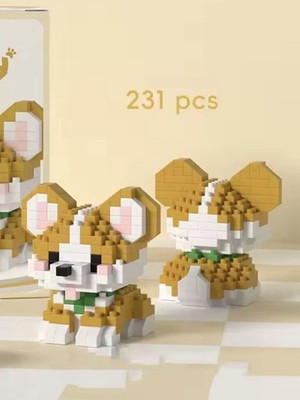 Hund 231 Steine Bausteine Klemmbausteine Set