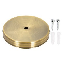 Kit baldacchino luminoso, lampada applique da parete placca (bronzo oro, 4,7 x 0,71")