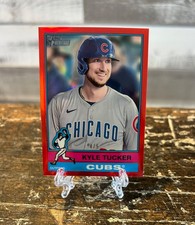 2025 Topps Heritage Kyle Tucker Chrome Red Refractor /5 Cubs Dodgers 227