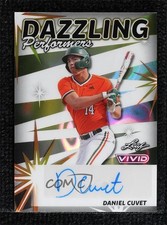 2024 Leaf Vivid Dazzling Performers White Prismatic 3/6 Daniel Cuvet Auto n5h