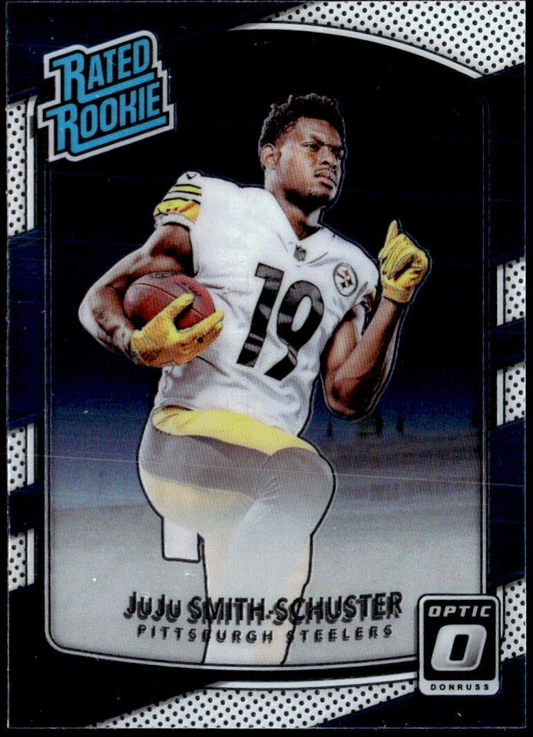 2017 Donruss Optic #176 JuJu Smith-Schuster Rated Rookie E1