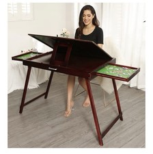 Ruination Jigsaw Puzzle Table Storage Portable Folding Tilting 2 Drawers 1000pcs