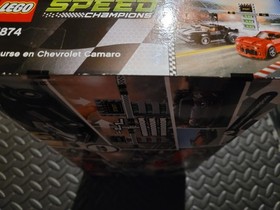 LEGO SPEED CHAMPIONS 75874: Chevrolet Camaro Drag Race, New and Factory Sealed 