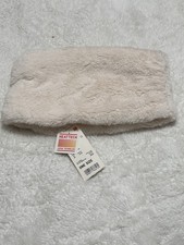 Uniqlo Kids HEATTECH Fleece Neck Warmer Snood Cream NWOT One Size