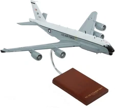 USAF Boeing RC-135U Combat Sent Large Engines Desk Top Model 1/100 SC Airplane