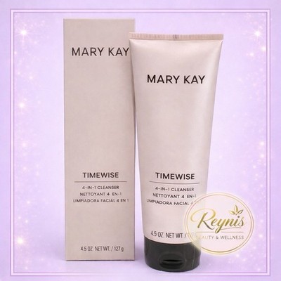  Mary Kay Timewise 4-in-1 Cleanser Face Wash 4.5 oz / 127g Combi ~ Oily Skin  