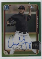 2015 Bowman Draft Chrome Pick Green Refractor 59/99 Alex Young #BCA-AY Auto jc3