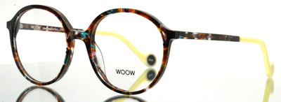 WOOW Chill Out 2 0263 Tortoise Turquoise Womens Round Eyeglasses 52-18-145 B:47