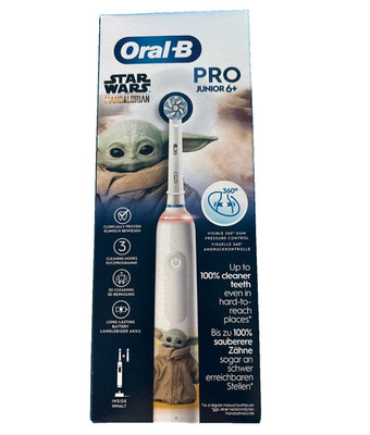 Oral-B Pro Junior Star Wars Elektrische Zahnbürste 2 Aufsteckbürsten & 2 Modis