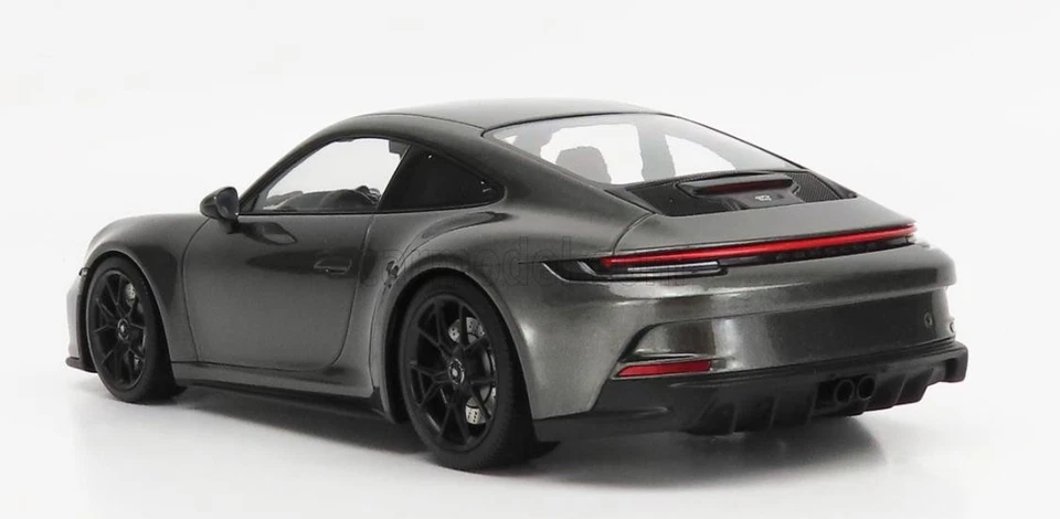 1:18 Porsche 911 (992) GT3 Touring Coupe 2022 - Grey w/Black Wheels - Minichamps - Image 2 of 3