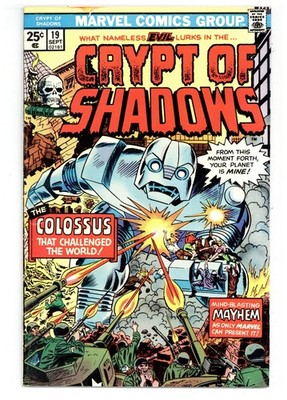 Crypt of Shadows  # 19   FINE    November 1975   Frank Giacoia cover
