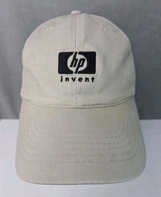 Heweltt Packard hat HP invent technology strap back khaki relax fit dad cap