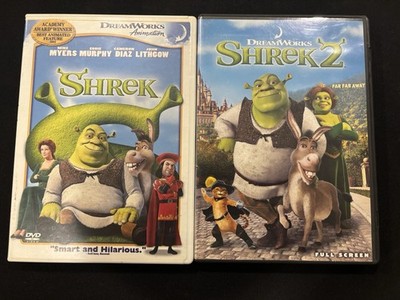 DreamWorks DVD Set: Shrek & Shrek 2, Special Edition, Full Screen, Comedy