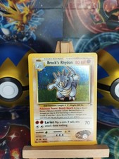 Pokémon Karte Brocks Rhydon 2/132 Gym Heroes WOTC Holo Rizeros PSA EN EX