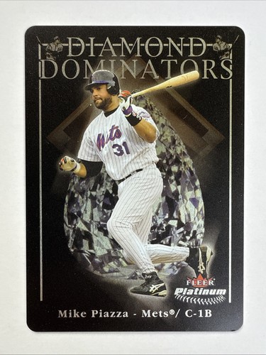 2005 Fleer Diamond Dominators Mike Piazza #6DD NY Mets