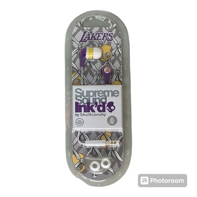 Skullcandy Ink'd Los Angeles Lakers Edition S2IKDZ-168 Wired Earbud Headphone