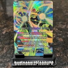 Android 16 Bottomless Inferno EB1-12 Leader Foil Dragon Ball Super Card Game NM