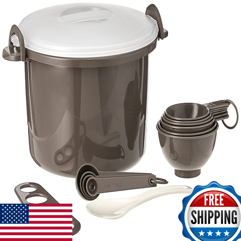 Prep Solutions By Progressive Microwaveable Rice And Pasta Cooker-17 Piece Set