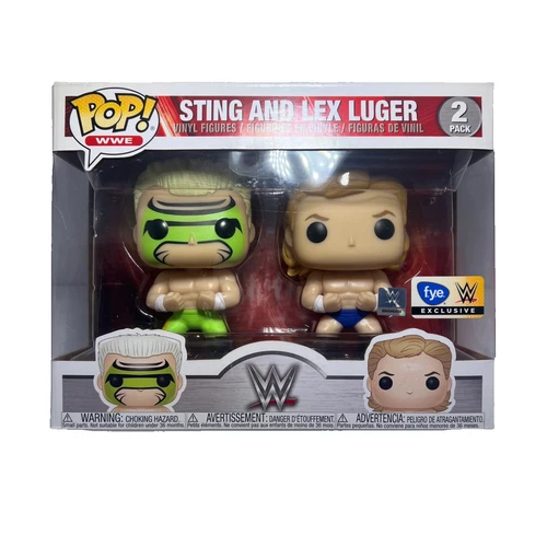 Funko Pop WWE Sting and Lex Luger 2 Pack FYE Exclusive - FREE SHIPPING
