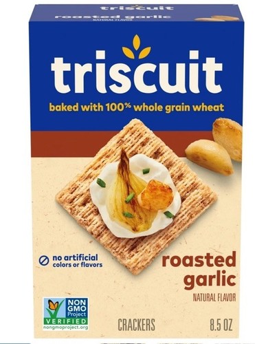 Triscuit gerösteter Knoblauch Vollkorn Weizen Cracker, 8,5 oz - Bild 1 von 1