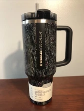Stanley x Calia 40oz Flowstate Quencher H2.0 Tumbler~Black Serpent ~Lim Ed~New