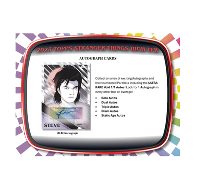 2025 Topps Stranger Things High Tek Hobby Box | eBay