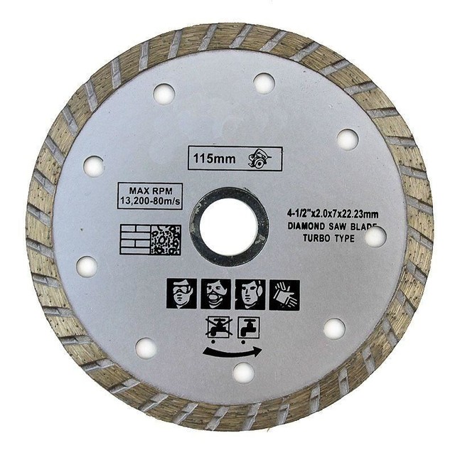 4 1/2" Diamond Blade for Grinder or Saw Cut Ceramic Brick Concreted