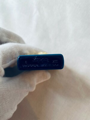 Zippo Spawn blue metallic limited with serial number Unused