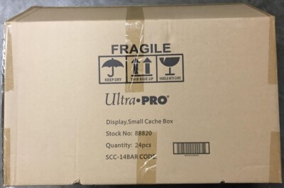 Ultra Pro Cache Box Acrylic Display for POKEMON Booster Box CASE of 24  BRAND NEW | eBay