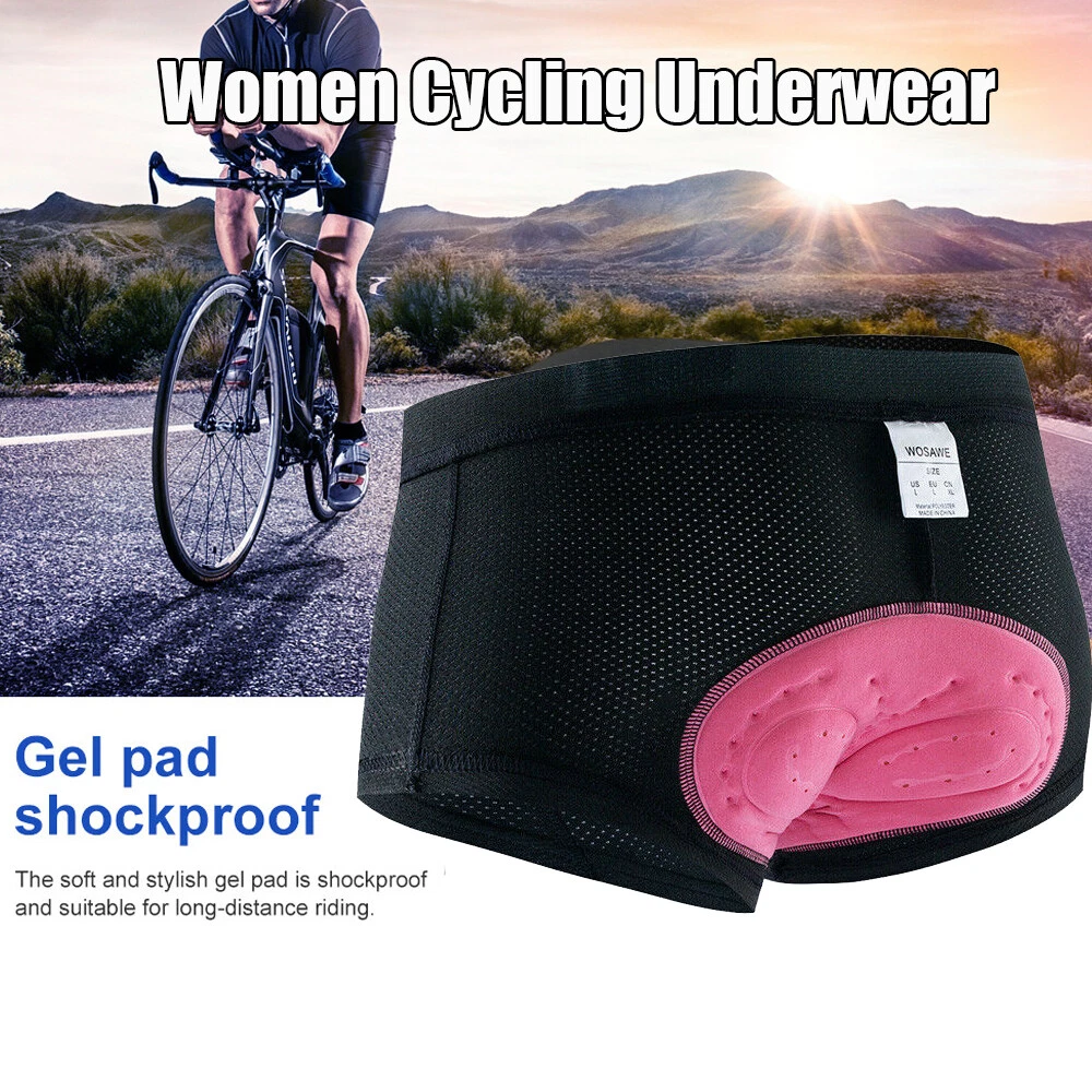 Women Cycling Underwear 3D Gel Padded Bike Shorts Bicycle Briefs 