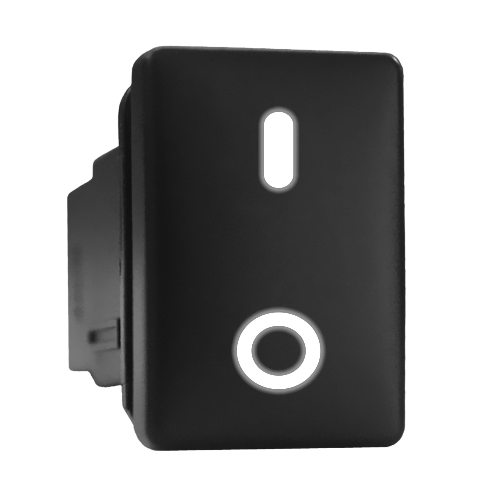 ON OFF White LED Backlit Switch for Toyota 1.28x0.87 In Short Push Button