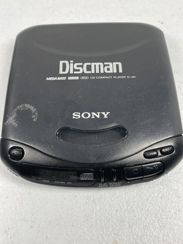 🔥 Sony Discman D141 Portable Compact Disc Player CDs • For Parts or ...