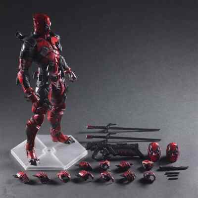 Play Arts Kai Deadpool Wade Wilson PA Marvel Variant Action Figure toys set 26c