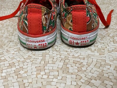 コンバース　converse クリスマス　木製　インテリア　サンタ　ヴィンテージ Converse Chuck Taylor All Star GS Christmas Gingerbread Canvas