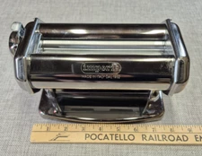 Imperia Pasta Maker BASE ONLY Made in Italy, Heavy Duty Steel Construction,