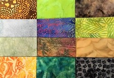 48 PCS BATIK  5"X5" PRE-CUT QUILT SQUARES CHARM PACK  FREE SHIPPING