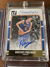 2016 Donruss Signature Series GOLD Kristaps Porzingis 🔥10/10🔥 Plus Bonus