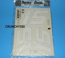 Parma 10754 RC Decal Sticker Sheet 1/10 NASCAR 15 Vintage RC