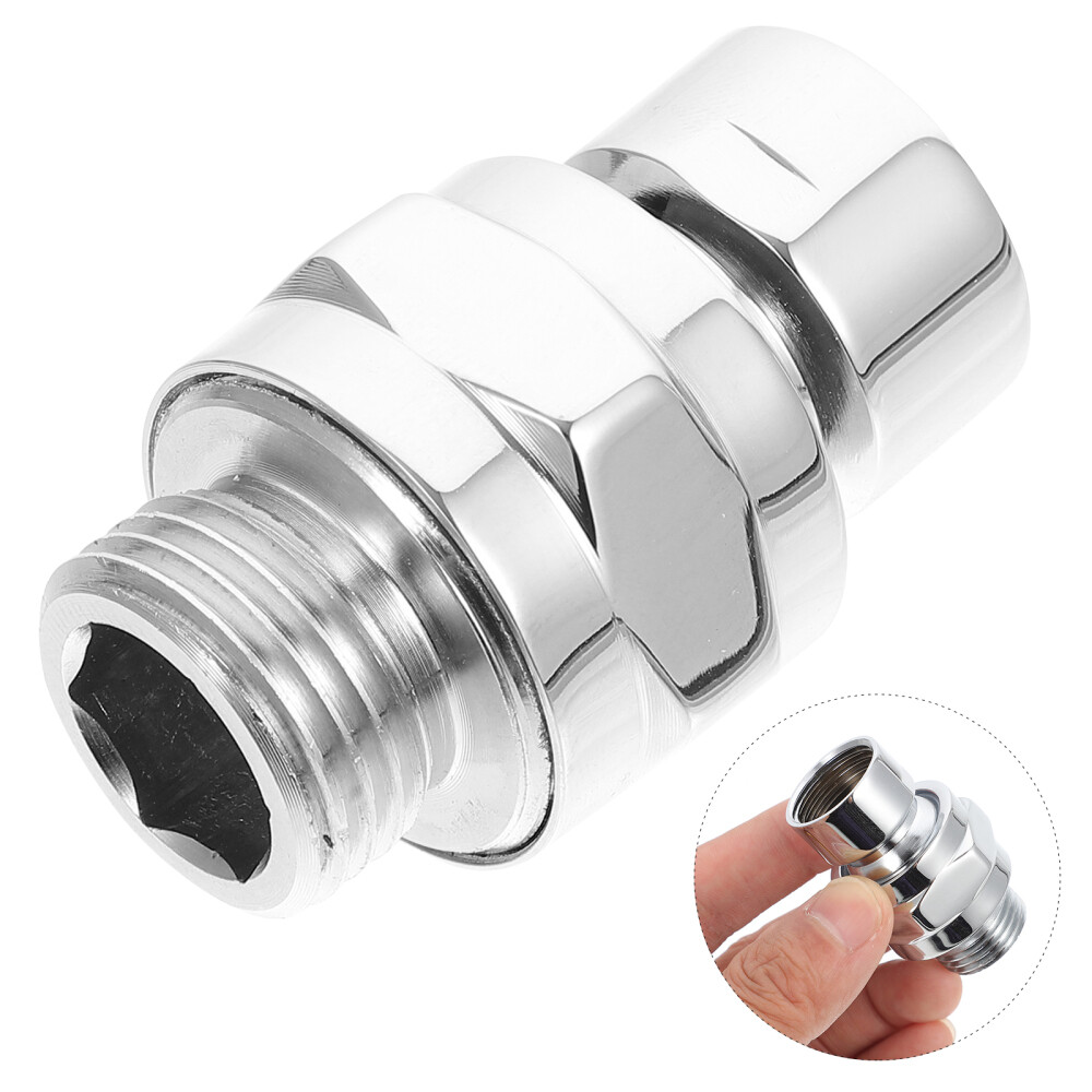 Durable Portable Shower Swivel Connector Adapter for Easy Ball Attachment