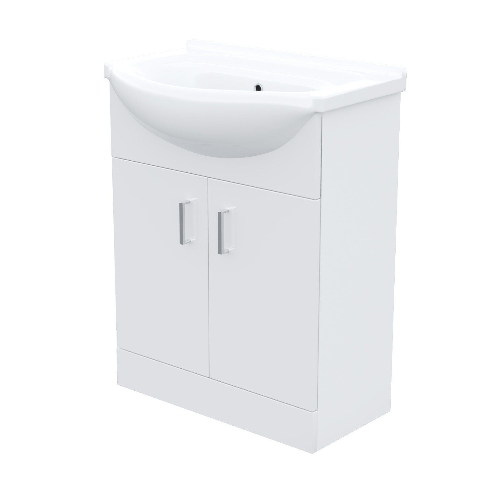 3Piece Gloss White Basin Vanity Close Coupled WC and Bath Tub Bathroom