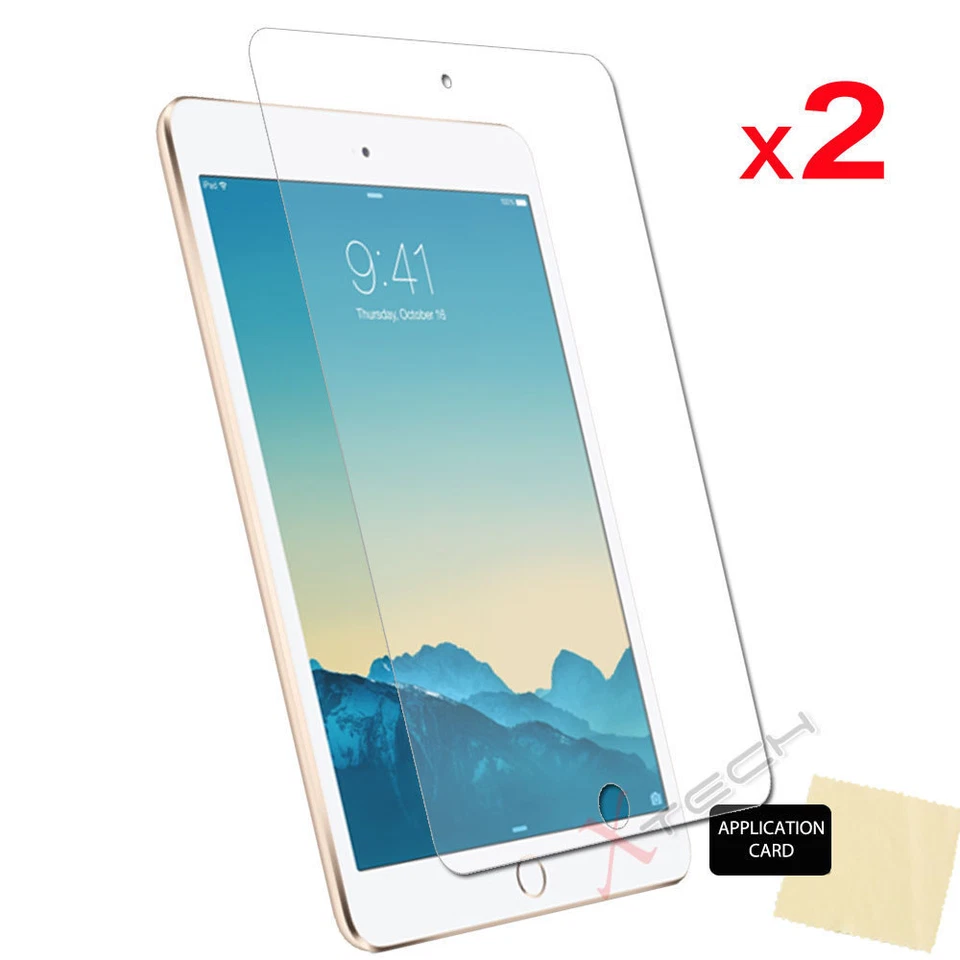 NOT SPECIFIED 2x CLEAR Screen Protector Guard Covers for New Apple iPad Mini 2019, iPad Mini 4