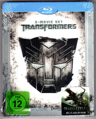 TRANSFORMERS TRILOGIE 3-DISC BLU-RAY STEELBOOK NEU & OVP MIT LENTICULAR TRILOGY - Bild 1 von 2