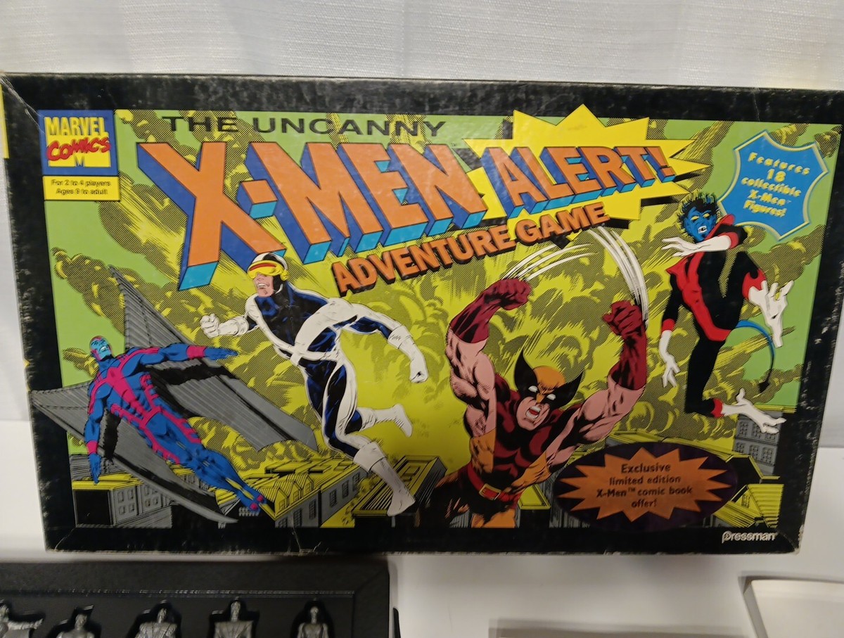 Marvel Comics The Uncanny X-men Alert Adventure Vintage 1992 Board 