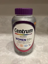 Centrum Silver Women 50+ Multi-Vitamin/Mineral Supplement 200 Tablets 10/2025