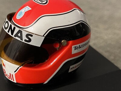 Figurine CASQUE F1 ARAI De VERSTAPPEN 1997 - Échelle 1/8 Par MINICHAMPS - État Neuf En Boîte - Réf. 381970018