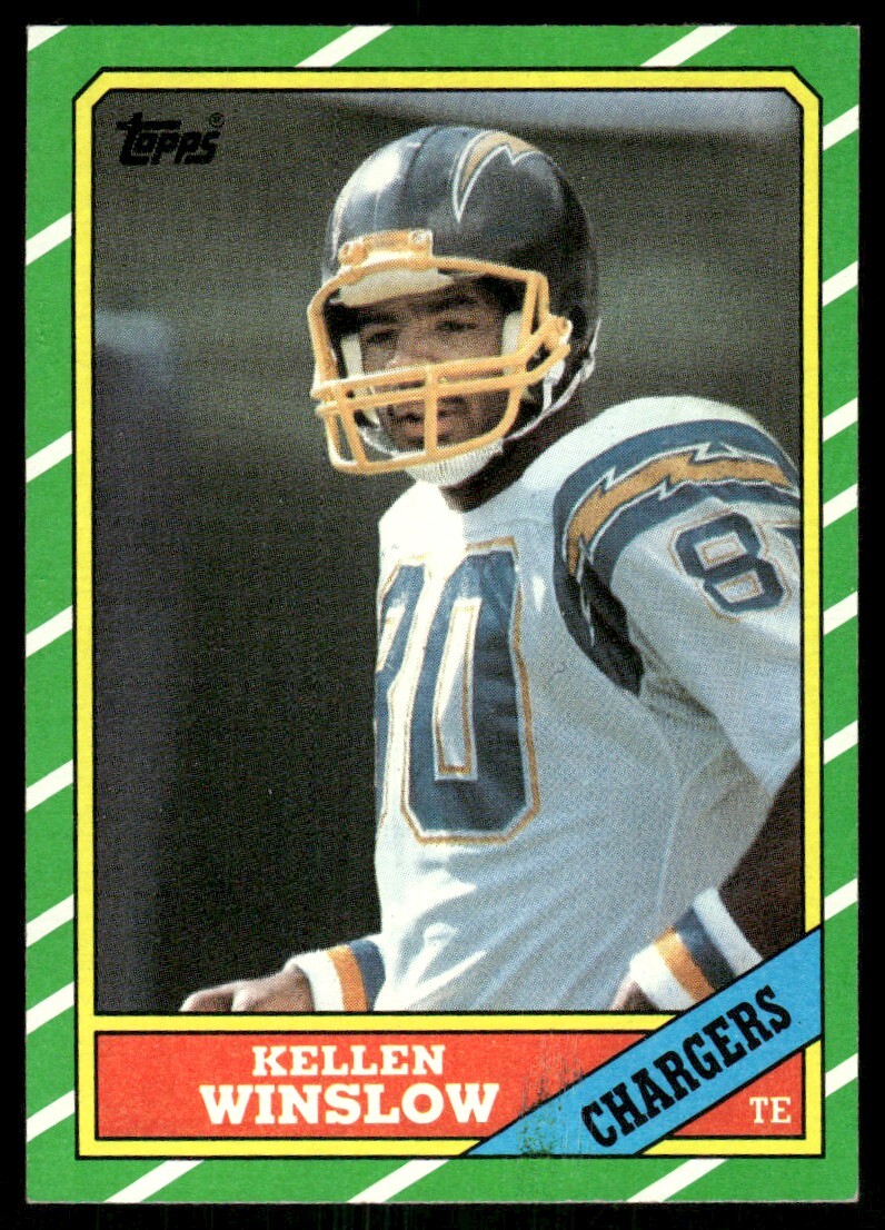 Kellen Winslow San Diego Chargers #237 1986 Topps Football Card
