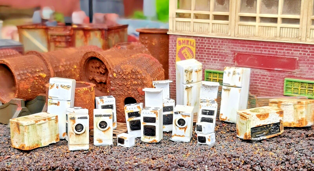 Modellini Pressed Steel Modellino Giocattolo TheBest Drive Chain - Doepke Barber Greene Caricatore A Benna Fisso In Acciaio Modello In Lamiera Stampata Vintage - Foto 3