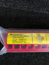 1pc 3M ScotchCode  STD-CX Wire Marker Tape Dispenser Color  NOS