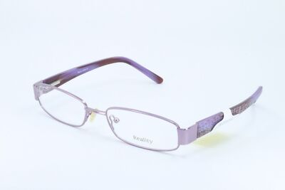 Reality R 3766 Lilac Browline Women Full Rim 52-17-135 Eyeglasses Frames